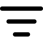 Content, Align, Center, Filter Icon SVG Icon